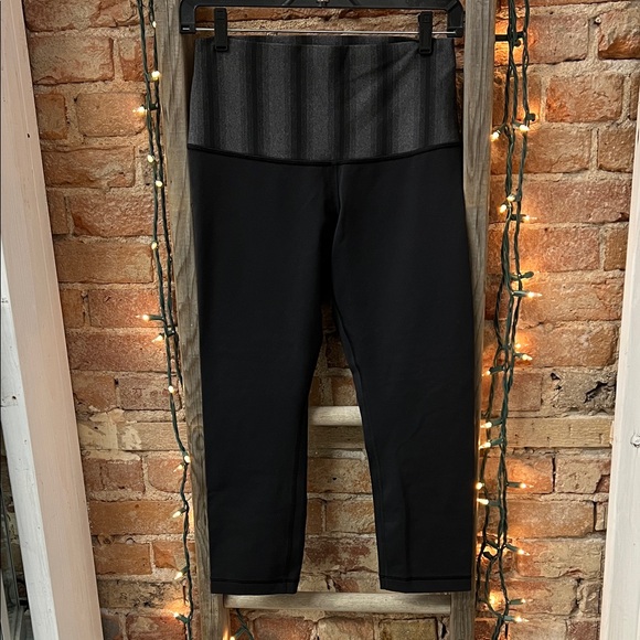 lululemon athletica Pants - Lululemon Athletica Black and Grey Capris